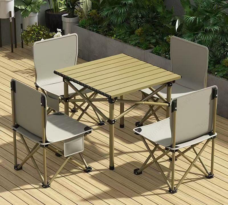 アウトドア テーブル チェア 7点セット キャンプ アルミテーブル椅子 ピクニック 収納バッグ付き BBQ キャンプ用品 テント バーベキュー happystream-10070799 ハッピーストリーム サンプル画像3