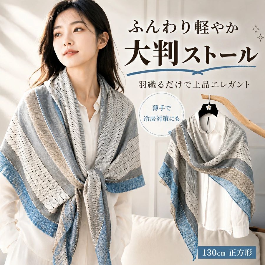 おしゃれなデザインのストール。さらっと羽織るだけでコーデのアクセントになり、上品な印象を演出します。冷房対策や季節の変わり目の羽織りとしても活躍。ワンピースやカジュアルコーデにも合わせやすく、1枚あると便利なアイテムです。【サイズについて】画像をご参照ください。【カラーについて】生産ロットにより柄の出方や色の濃淡が異なる場合がございます。お使いのモニターや撮影時の光の加減などにより画像と実際の商品のカラーが異なる場合もございます。予告なしにカラーやデザインなどの変更がある場合もございます。【注意事項】製品更新により、予告なしで同じ商品がデザイン、色若干変わる場合がございますので、予めご了承下さい。撮影の為、画質等の関係上、色などが実際の商品と若干違ってしまうこともあるかもしれませんがご理解のほどご購入ください。予めご了承ください。サイズはスタッフによる平置き実測サイズの為、1~3cm誤差が生じる場合がございます。更新のタイミングによっては実在庫に相違が出る場合がございます。万が一商品に不具合がある場合は、無償交換返金は可能です。マイナス評価する前にご遠慮なく当店と連絡してください。【品質保証サービス】弊店はお客様に安心なサービスを提供しております。開封後の商品や、ご洗濯後の商品など、製品の品質の問題であれば、ご利用いただいてからのご変更や交換も対応しておりますので、ご安心ください。冷え対策 エレガント おしゃれ 女性 バッグ 小物 ブランド雑貨 人気 ブルーブラック×チェック ブルー×羽 カラフル×フラワー フラワー×ベージュ 幾何学 マップ