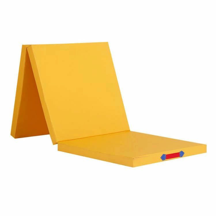 ハッピーストリームのスポーツマット 極厚5cm 体操マット 運動マット 厚手 ヨガマット 衝撃吸収 鉄棒 跳び箱 ストレッチマット エクササイズ 家庭用 防音 プレイマット リングフィット フィットネス ダイエット トレーニングマット 折りたたみ 三つ折り｜アングル3