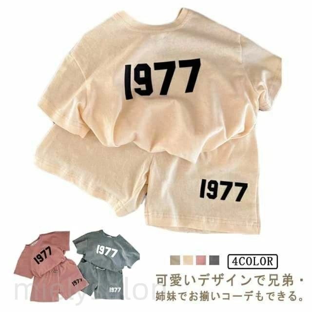 半袖短パン キッズ ジャージ 夏 子供 ルームウェア パジャマ 綿 コットン 上下セット 男の子 女の子 ジュニア 部屋着 薄手 寝間着 通気性 涼しい 着替用 着心地抜群 お昼寝 ナイトウェア 韓国こども服