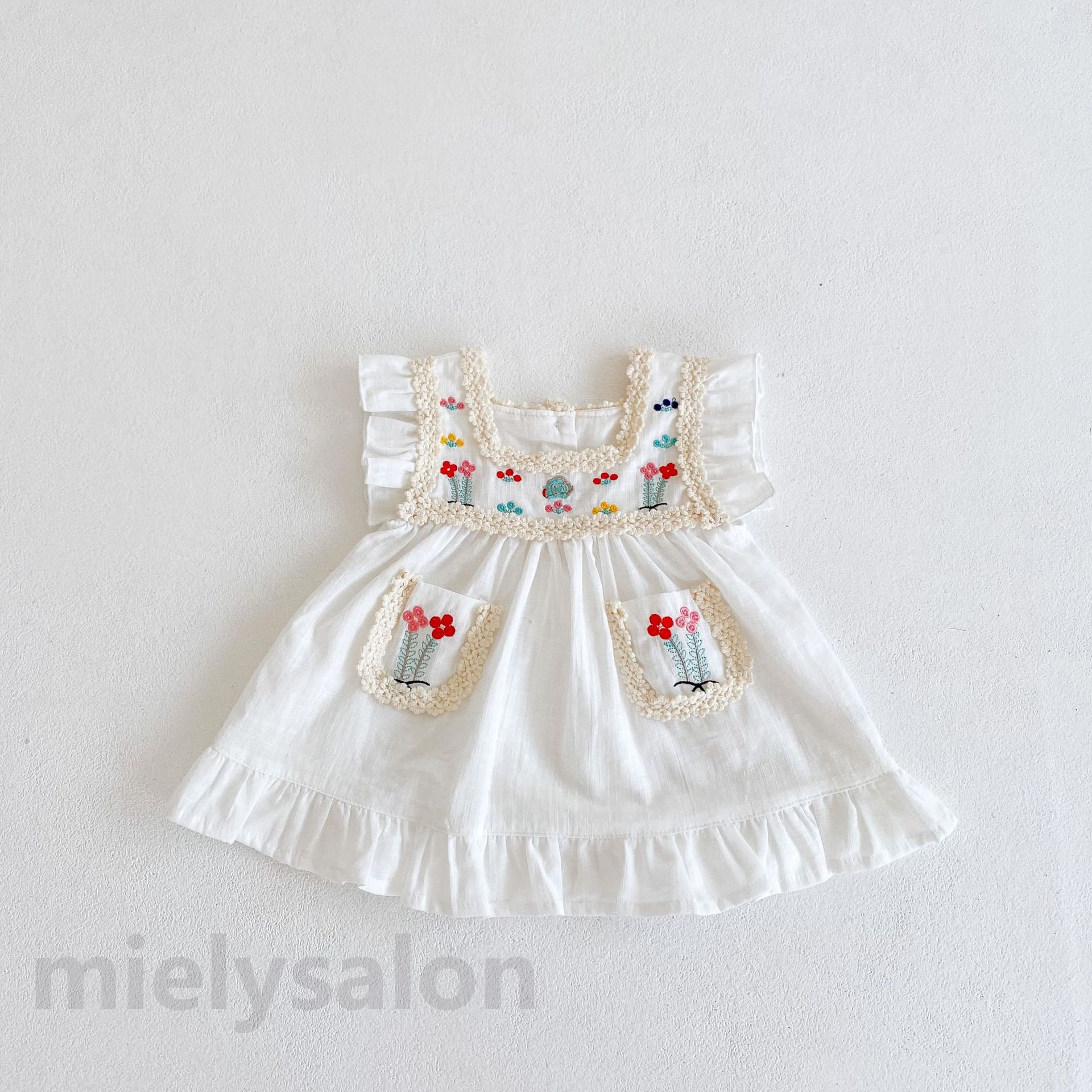 ベビー服 女の子 半袖 夏 コットン 綿100% チュニック ワンピース トップス かわい...