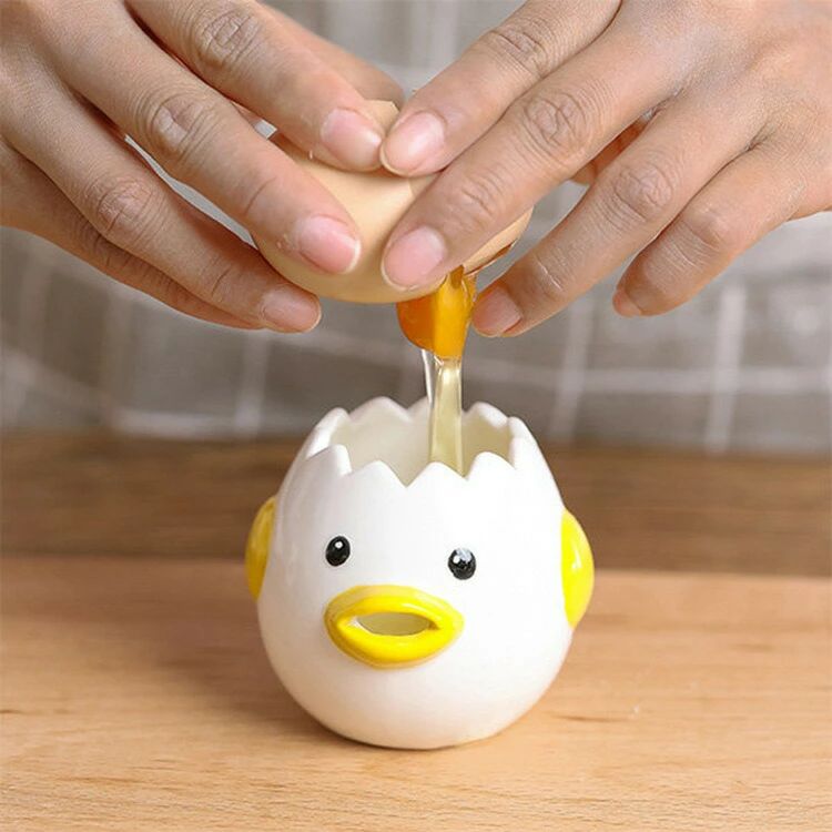 エッグセパレーター 卵黄セパレータ セラミック キッチンツール 調理器具 卵黄身分け器 黄身取り器 便利 黄身取り器 卵黄身分け器 エッグセパレーター 卵白 キッチン用品 キッチン雑貨 ツール