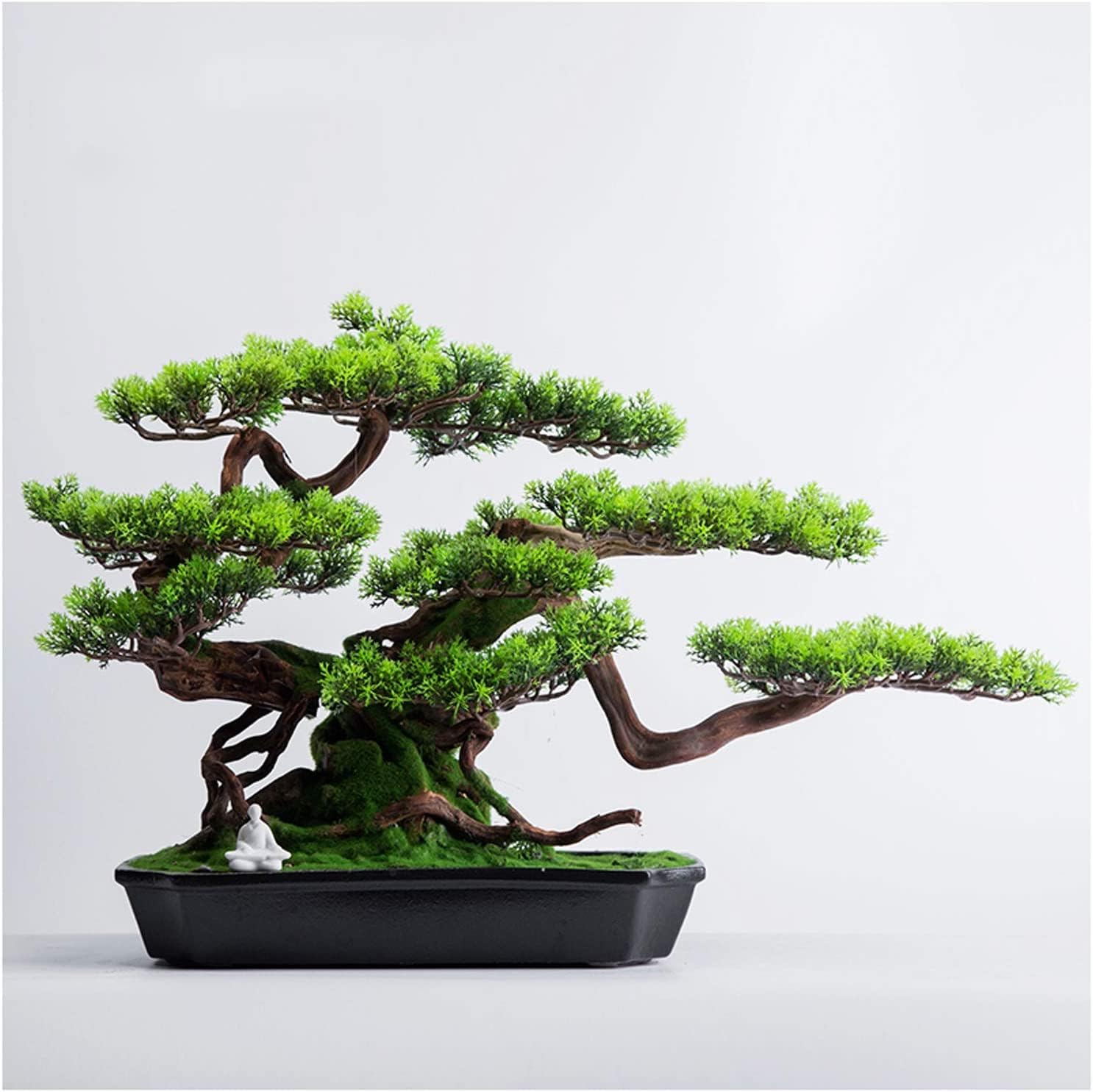 人工観葉樹 盆栽 松の木 鉢植え植物 盆栽植木鉢 盆景 観葉樹 フェイクグリーン 人工鉢…