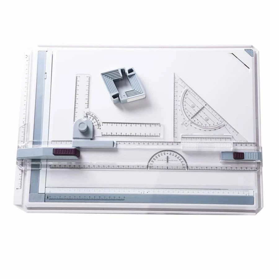 サイズ：A3（51 * 37CM）付属品：T-squareセット、製図板、スケールバー、アジャスター平行定規の描画を装備，スムーズな動きのための2トラックデザイン。製図板には小さなスタンドが付いており、製図時に製図板を支えることができ、製図に便利です。壊れにくい硬質プラスチック製、絶妙な技量、強くて丈夫。サイズ：A3（51 * 37CM）付属品：T-squareセット、製図板、スケールバー、アジャスター平行定規の描画を装備，スムーズな動きのための2トラックデザイン。製図板には小さなスタンドが付いており、製図時に製図板を支えることができ、製図に便利です。壊れにくい硬質プラスチック製、絶妙な技量、強くて丈夫。