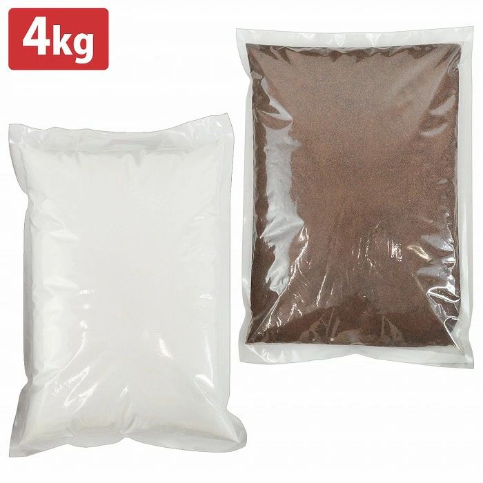 『4KG』 褐色/ホワイト アルミナ サンドブラスト メディア アルミナ サンド 塗装 ...