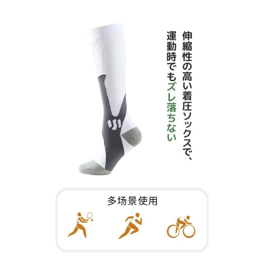 スポーツソックス コンプレッション メンズ 3足セット ハイソックス ロング丈 通気性 靴下 バスケ ソックス 大人用 バッソク バスケット サッカー ゴルフ ソックス 卓球 ランニング スポーツ 運動 部活 男性 ジムannasi01サイズワンサイズ:24.5cm-27.5cm適応内 容3足セットカラーブルー3足ブラック3足ホワイト3足3色1足ずつ(ブルー+ブラック+ホワイト)素 材ナイロン、スパンデックスPOINT男性用着圧ソックス。ストレッチ性に優れた生地と、独自の加圧設計により脚全体にフィットします。伸縮性が高く、太もも ふくはらはぎ に適度に加圧をかけます。※写真のカラーはイメージとなります。ご覧になっている画面の明るさ等により、実際の商品と多少色味が異なる場合がございます。※商品に使用している生地や素材上、臭いが気になる場合がございますが、 陰干ししていただくことでほとんど感じられなくなります。※スポーツソックス コンプレッション メ スポーツ アウトドア 豊富な品揃え ブルー3足 ブラック3足 ホワイト3足 3色1足ずつ