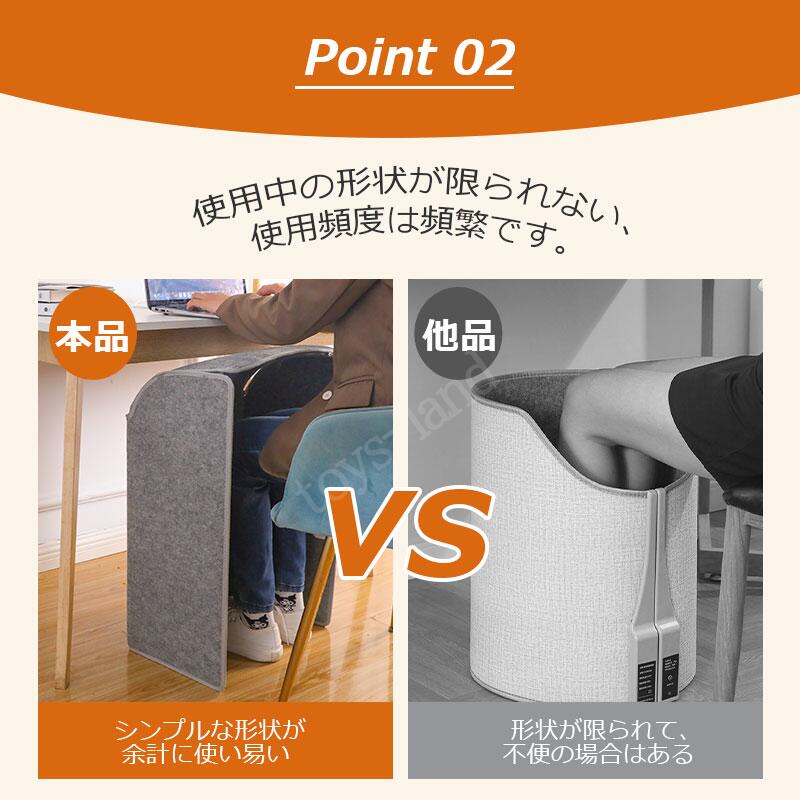 3面放熱 足温器 PSE認証 ギフト 遠赤外線 電気足温器 暖房器具 速暖 高さ10cmUP! ...