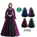 ヨーロッパ 中世ルネッサンス ロングドレス 復古 ヴィクトリア宮廷ドレス 新劇 発表会 演奏会用ドレス ピアノ 合唱 披露宴 舞台衣装 大きいサイズ S~5XL 半袖 お呼ばれ ハロウィン衣装 be292c0c0x1