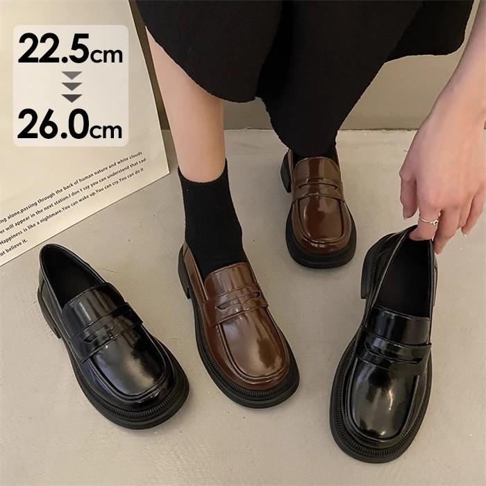 ローファー レディース フラットシューズ 革靴 歩きやすい 履きやすい おしゃれ 通勤 通学 可愛い 入学..