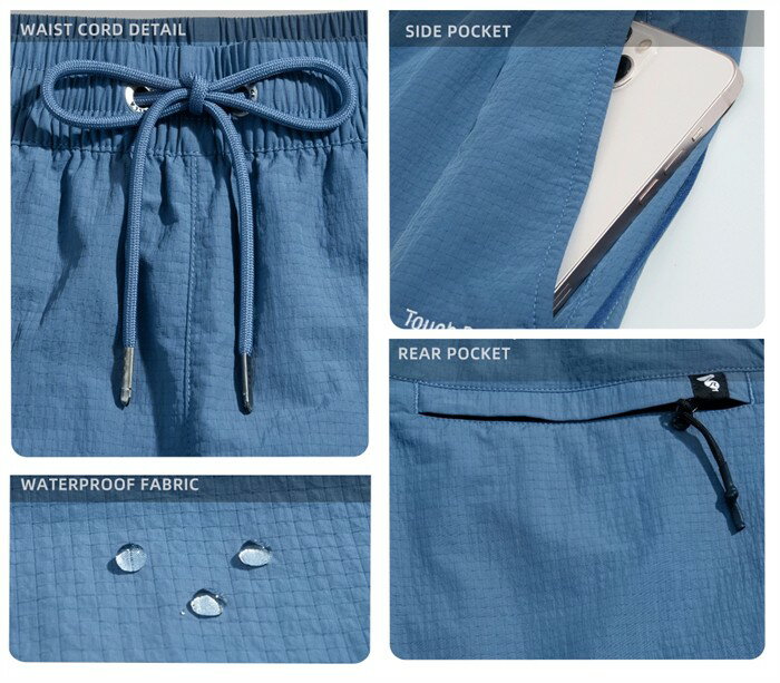 水着 メンズ サーフパンツ ブルー グリーン イエロー ブラック 黒 海パン サーフショーツ ボードショーツ ハーフパンツ 大きいサイズ 膝丈 ひざ丈 プール 海 海水浴 サーフィン サウナ おしゃれ 水陸両用 吸水速乾 耐塩素 uvカット ロング ds014d7d7m3