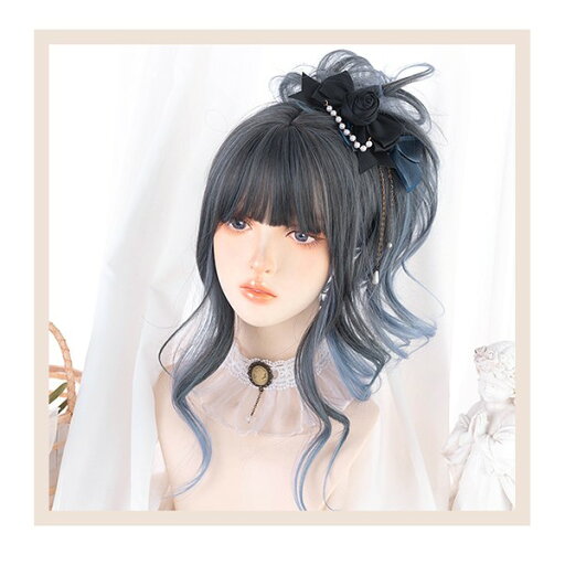 ウィッグ フルウィッグ 長髪 ロング 巻き髪 ロングウィッグ ぱっつん前髪 ロリータ lolita 前髪あり ハロウィン 原宿風 韓国風 かつら コスプレ 可愛い コスチューム 仮装 大人用 普段使い ブルー ブラック 文化祭 イベント 学園祭 演劇 舞台 学芸会 dp019jcjcm3 ウィッグ フルウィッグ 長髪 ロング 巻き髪 ロングウィッグ ぱっつん前髪 ロリータ lolita 前髪あり ハロウィン 原宿風 韓国風 かつら コスプレ 可愛い コスチューム 仮装 大人用 普段使い ブルー ブラック 文化祭 イベント 学園祭 演劇 舞台 学芸会 dp019jcjcm3