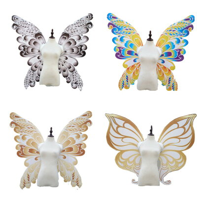 蝶の翼 コスプレ道具 蝶の翼 妖精の翼 プリンセスの翼 華麗さ 羽 ウィング 125cm ...