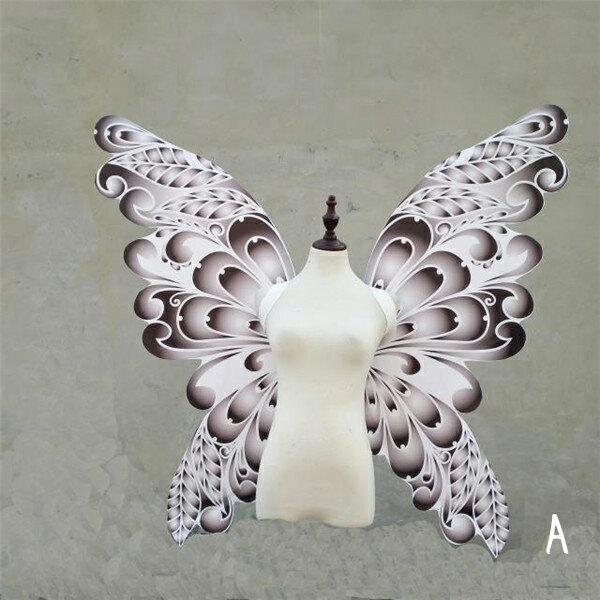 蝶の翼 コスプレ道具 蝶の翼 妖精の翼 プリンセスの翼 華麗さ wing ウイング 125cm 天使みたい 妖精 ファッションショー パーティーグッズ 撮影 ステージ道具 イベント 文化祭 cosplay用 コスプレ COSPLAY コスチューム ハロウィン クリスマスdd007l6l6l6