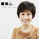 医療用 ウィッグ ミセス ショート フルウィッグ 自然 高齢者 シニア 中高年 レディース かつら 普段使い ブラウン ブラック 女性用 人工毛 脱毛 抗がん剤...