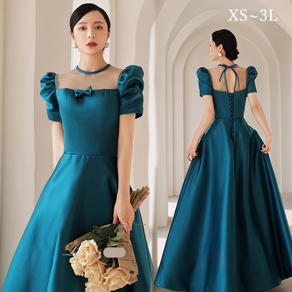 ドレス 大人 ピアノ 発表会 パーテイードレス ブラックドレス 大きいサイズ 小さいサイズ 演奏会 結婚式 母親 演奏会用ドレス ロング 黒 披露宴 レディース...