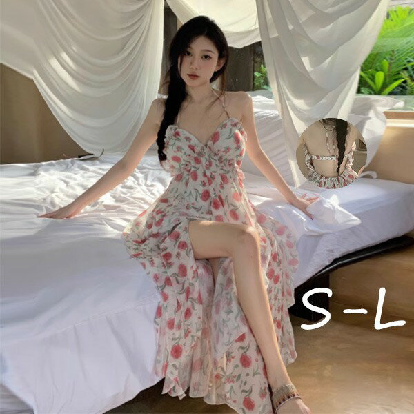 ワンピース 背中 開き リゾートワンピ ハワイ リゾートワンピース 沖縄 夏ワンピ マキシワンピース 肩見せ 夏 レディース ビーチ 旅行 大人可愛い 母の日 プレゼント Aライン ピンク s m l dd017l9l9x1