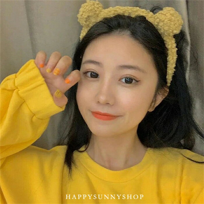 クマ耳 カチューシャ ヘアアクセサリー レディース キッズ 子供 女の子 大人 モコモコ ヘアバンド アニマル 髪飾り ふわふわ 韓国風 おしゃれ 可愛い コスプレ ハロウィン パーティー 発表会 誕生日 イベント 学園祭 文化祭 仮装 ダンス衣装 7色展開 プレゼント dv005m3m3m3 happysunny-10022016 Happysunny Shop サンプル画像2