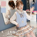 入学式 卒業式 制服 女の子 4点セット JK 小学生 中学生 高校生 ジュニア 中学 受験 大きいサイズ ゆったりサイズ 卒服 セーター 入園祝い ギフト 卒...
