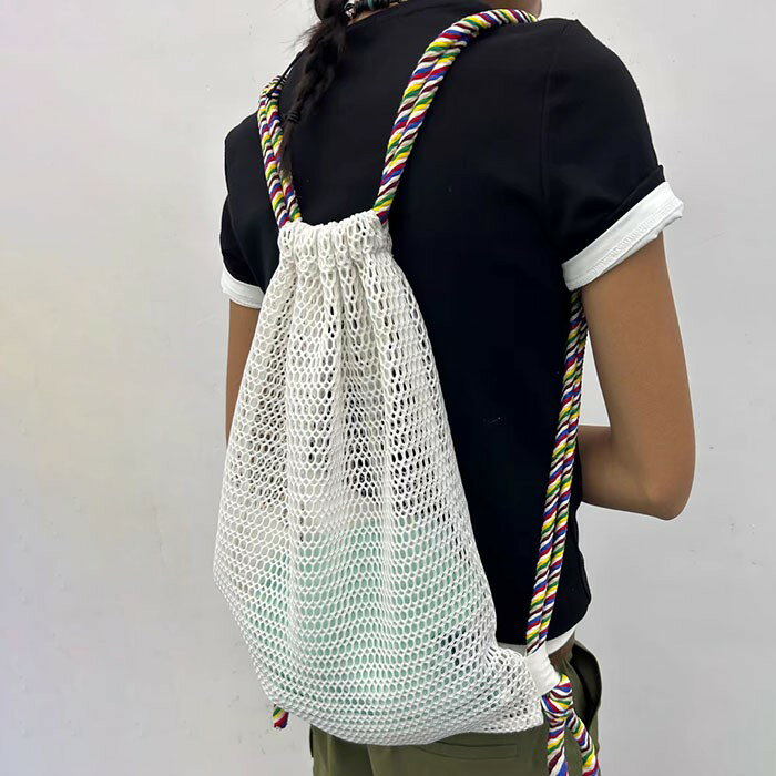 ナップサック メッシュ ナップザック リュック ジムサック ジムバッグ サックパック リュックサック 大..