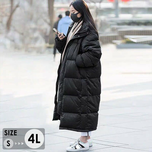 ダウンコート 50％ダウン ベンチコート ロングダウンコート 超ロング 暖かい レディース 黒 ロング丈 大きいサイズ 取り外し可能 ファー脱着 ダブルファスナー アウター 柔らかい 防寒性 冬服 防寒着 あったか ブラック S M L 2L 3L 4L dd316n1n1x1