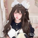 ウィッグ レディース フルウィッグ ロング 巻き髪 姫カット ブラウン 茶髪 ぱっつん前髪 前髪あり 可愛い かわいい 大人用 コスプレ ロリータ ゴスロリ コスチューム 原宿風 仮装 超自然 かつら wig Lolita 小顔 文化祭 イベント 学園祭 ハロウィン dq152n1n1x1
