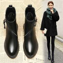 ショートブーツ レディース 歩きやすい 軽量 滑らない 痛くない 大きいサイズ 小さいサイズ カジュアル 防滑 スポーティ 防寒 黒 cs081s1s1x1