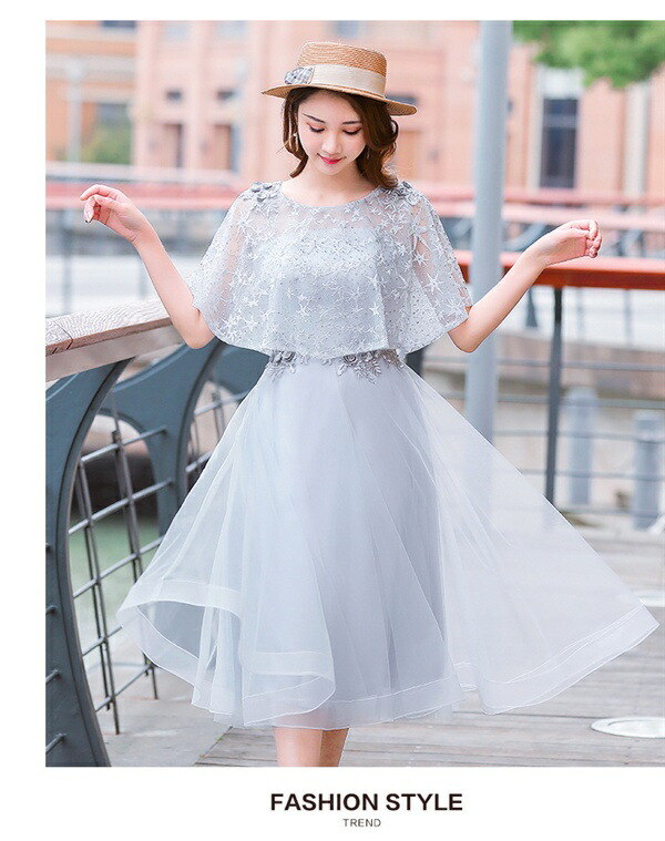 ブライズメイド ドレス 体型カバー 大きいサイズ 膝下 ミモレ丈 結婚式 母親 レディース 袖あり 大人 お呼ばれ パーティードレス ワンピース ドレープ 上品 エレガント フレア グレー キラキラ 透け感 謝恩会 二次会 卒業式 花嫁 ピアノ 発表会 演奏会 20代 30代 qz002s3s3l9