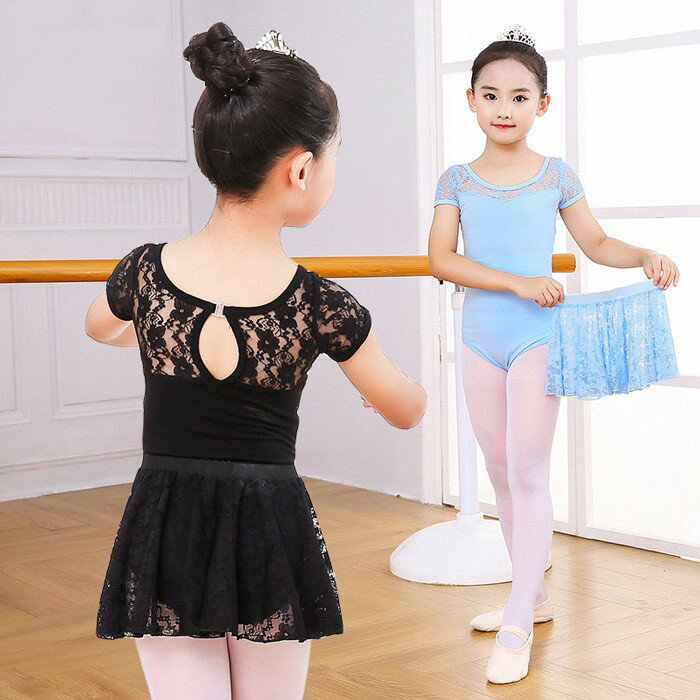 バレエ 新体操 かわいい レオタード スカート バレエダンス ダンス バレエ レオタード 女の子 子供 キッズ ジュニア 練習着 演出ダンス 衣装 ピンク パープル 黒 ブルー白 110/120/130/140/150/160be042x0x0m3 3