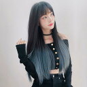 ウィッグ フルウィッグ ロング ストレート ロングウィッグ ぱっつん前髪 ロリータ 前髪あり グラデーション ハロウィン 原宿風 韓国風 かつら コスプレ 可愛い コスチューム 仮装 大人用 普段使い 文化祭 イベント 学園祭 演劇 舞台 学芸会 dp280x1x1x1