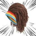 かつら 帽子 ニット帽 メンズ ニット ドレッド ドレッドヘア 帽子 ウィッグ エクステ アクセサリー 仮装 ジャマイカ 面白い帽子 手作り キャップレゲエドレッド 面白い mj031zbzbm3