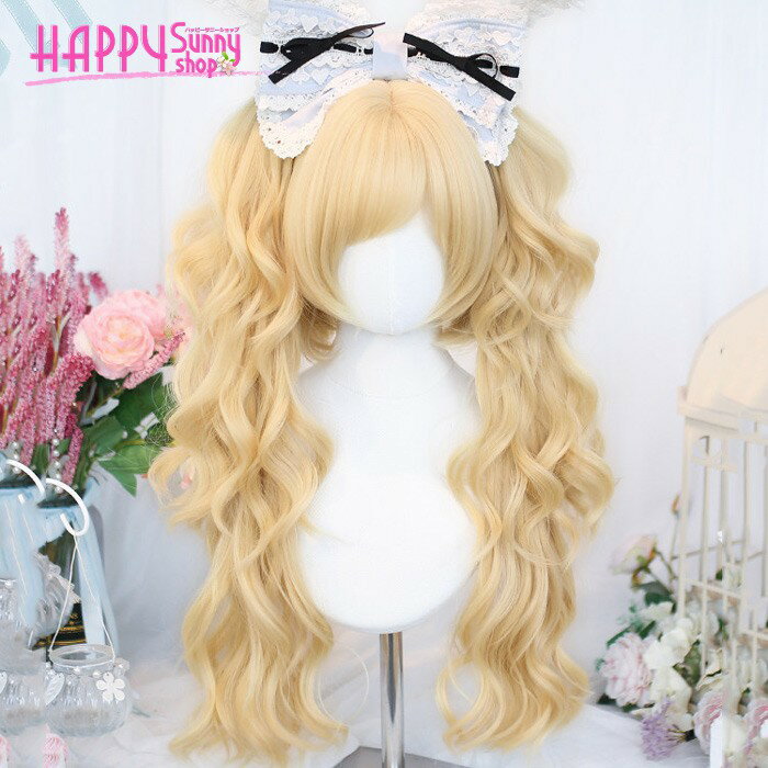 フルウィッグ かつら 巻き毛 金髪 女性 前髪あり 原宿 可愛い キュート ウイッグ wig コスプレ 耐熱ウィッグ 小顔効果抜群 コスチューム ロリータ 文化祭 学園祭 イベント ハロウィン レトロ風 変装 仮装 女装 ゴールド na016zbzbx1