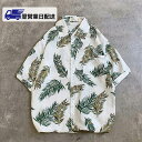 【翌営業日発送】3L アロハシャツ 男女兼用アロハシャツ 夏物 お揃い メンズ レディース アロハ柄 ペア シンプルデザイン ハワイアン 開襟シャツ 半袖シャツ...