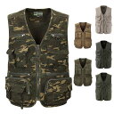 多機能ベスト 大きいサイズ メンズ メッシュ 釣り アウトドア 作業服 作業 大きい ミリタリー ポケット多い 誕生日 古希 喜寿 お祝い 祖父 贈り物 70代...