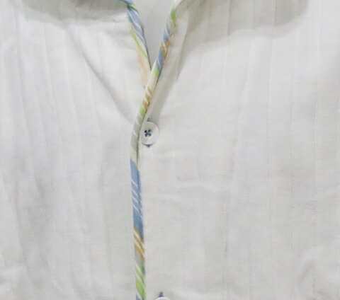 【現品のみ】パーカー　ライン織×アクセント柄【リゾート】【バスローブ】【ルームウェア】【プール】