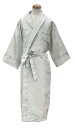 【訳アリ】シルクガウン グレー 【パジャマ】【ワンピース】【室内着】
