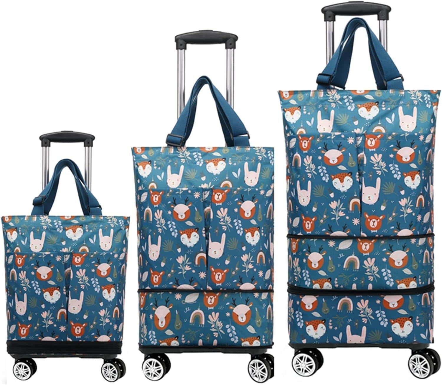 　　　 ◆◇◆売れている秘密◆◇◆ 【商品サイズ】バッグのサイズ：約36*20*39/52cm、ハンドルの高さは約：63/75/96cm、折りたたみサイズ：約32*23*45cm。【軽量機能と耐久性】表面素材はオックスフォードクロス+防水コーティングで、優れた防水効果があります。雨が降ったときに中の買い物が湿ってしまうことを心配しないでください。 防水効果が抜群のオックスフォードクロス+防水コーティング素材！雨の心配なしで快適なお買い物を楽しめます。 ショッピングや旅行に最適なサイズで、機内持ち込みも可能！エコバッグの代わりにも使えます。 ファッションデザインであらゆる年齢の女性にぴったり！母の日のプレゼントにもおすすめです。 保温保冷機能付きで、買い物や旅行に便利！アルミ材を使用したバッグの裏面が保温保冷効果を高めます。 　　　◆◇◆注意事項◆◇◆ご覧のモニターの環境、撮影環境により実物と色味が異なって見える場合がございます。湿った状態で他のものと擦り合わせると色が移る恐れがあります。濃色品の洗濯時は、白色、淡色と分けて洗ってください。説明 【ご注意】 布製品の特質上、糸のほつれ、多少の縫製の乱れ、サイズの違い、シワなどが見られる場合がありますがご了承ください。 カビや変色の原因となりますので、雨などで濡れた場合は早めに水気をふき取ってください、汚れた場合は固く絞った布でふき取ってください。 両手を離した状態で自立するので、荷物の出し入れが簡単です。 重い荷物を長時間引いても手が痛くなりにくく握りやすいグリップです。 ショッピングカートを使った後は、本体とシャフトを取り外してコンパクトに収納、お家で収納する際にはもちろん、ドライブや旅行に持って行くのもおすすめです。 ★一年中これ一台でOK 保冷、保温生地を使用し、アイスやドリンクを運ぶ際にも温度を保って運搬可能。大容量のメインルームは荷物の出し入れがしやすい前方ファスナー付きで長さのある物や角ばった物でも取り出し容易です。水滴が付いても染み込まず、季節を問わず通年で使用可能。 ★★もっと便利で安全なお買い物を カートを引くとキャスターに自動でロックがかかりまっすぐ安定して走行することができるので、 荷物を運ぶ際にも安心。また、店内のカートへ取付可能なフック付きでお買い物の邪魔にならず、移動もスムーズに行えます。 ★★★スーツケースのノウハウを凝縮 スーツケースを製造するメーカーがプロデュースしたショッピングカート。便利なサイドポケットや、ワンタッチ高さ調整など細かい箇所まで使いやすさにこだわりました。