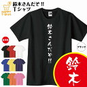 【おもしろ tシャツ】鈴木さんだぞ！ Tシャツ | S M L XL 3L 4L ティーシャツ ティシャツ tシャツ 半袖 男性 女性 メンズ レディース 文字 tシャツ 名前Tシャツ 漢字 tシャツ おしゃれ 誕生日プレゼント ギフト プチギフト 贈り物 ネタTシャツ 面白Tシャツ