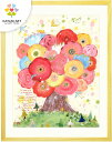 絵画 幸せアート「咲きつづく日々」■ミニ■ 絵 インテリア 雑貨 風水 玄関 北欧 結婚祝い プレゼント 友達 誕生日プレゼント 母 女性 50代 20代 30...