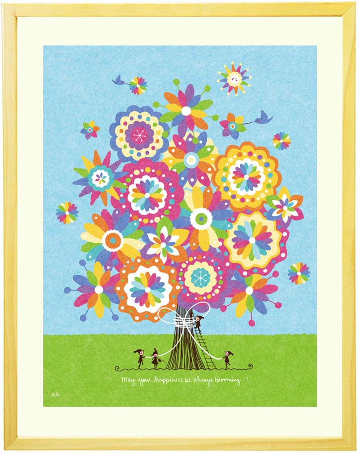 絵画 インテリア 花 「幸せの花束(虹色)」 額入り おしゃれ アート 玄関に飾る 絵 部屋 風水 北欧 壁掛け 開店祝い 花以外 リビング 花の絵 ポスター 結婚祝い プレゼント 友人 友達 人気 運気 開運 新築祝い 結婚記念日 誕生日 妻 女性 店舗 病院 飲食店 美容室 癒し