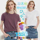 高品質 ドライTシャツ スポーツ UVカット 極上肌触り 無地 tシャツ 100%綿 半袖tシャツ カットソー シンプル トップス 大きサイズ クルーネック 夏...