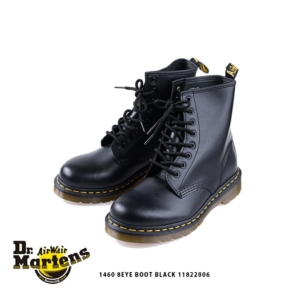 【Dr.Martens】ドクターマーチン 1460スムースレザー 8ホールブーツ 1460 8EYE BOOT 11822006 レディース シューズ 靴 ワークブーツ 23cm 24cm 25cm 本革 レースアップ HAPTIC ハプティック