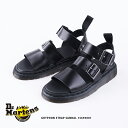 【ハプティックhbS】【Dr.Martens】ドクターマーチン グリフォンストラップサンダル GRYPHON STRAP SANDAL 15695001 レディース 23cm 24cm 25cm 25.5cm 本革 ベルト BRANDO HAPTIC ハプティック