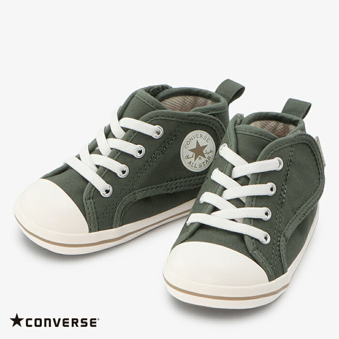 コンバース 【CONVERSE】BABY ALL STAR N SIDETAPE ベビー オールスター N サイドテープ ファーストスター 正規品 ブランド ロゴ入り ベルクロ 子供 子ども キッズ シューズ 靴 ファーストシューズ HAPTIC ハプティック