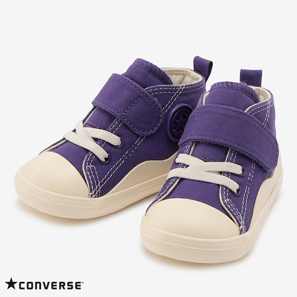 【ハプティックhbA】コンバース 【CONVERSE】BABY ALL STAR N WAVETAPE V-1 ベビー オールスター N ウエーブテープ V－1 ファーストスター ベルクロ ベビー 子供 子ども キッズ シューズ 靴 ファーストシューズ HAPTIC ハプティックのサムネイル