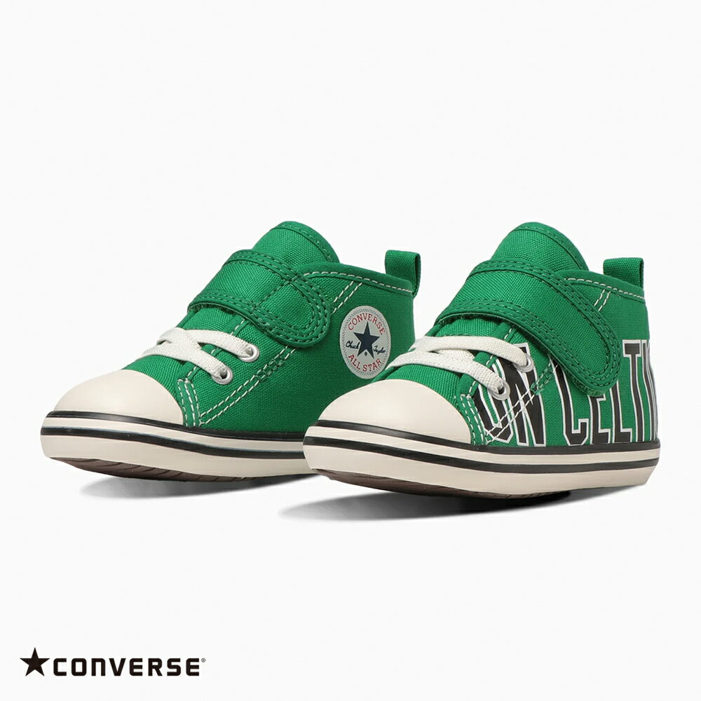 【ハプティックhbA】【CONVERSE】コンバース BABY ALL STAR N NBA SLIP OX ベビー オールスター N NBA V－1 子供 子ども キッズ シューズ 靴 マジックテープ ベルクロ ワンベルト ファーストシューズ HAPTIC ハプティックのサムネイル