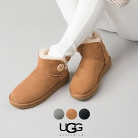 UGG ムートンブーツ レディース アグ MINI BAILEY BUTTON II ミニ ベイリー ボタン II 1016422 2018秋冬 正規品 撥水・防汚性 新仕様モデル HAPTIC ハプティック