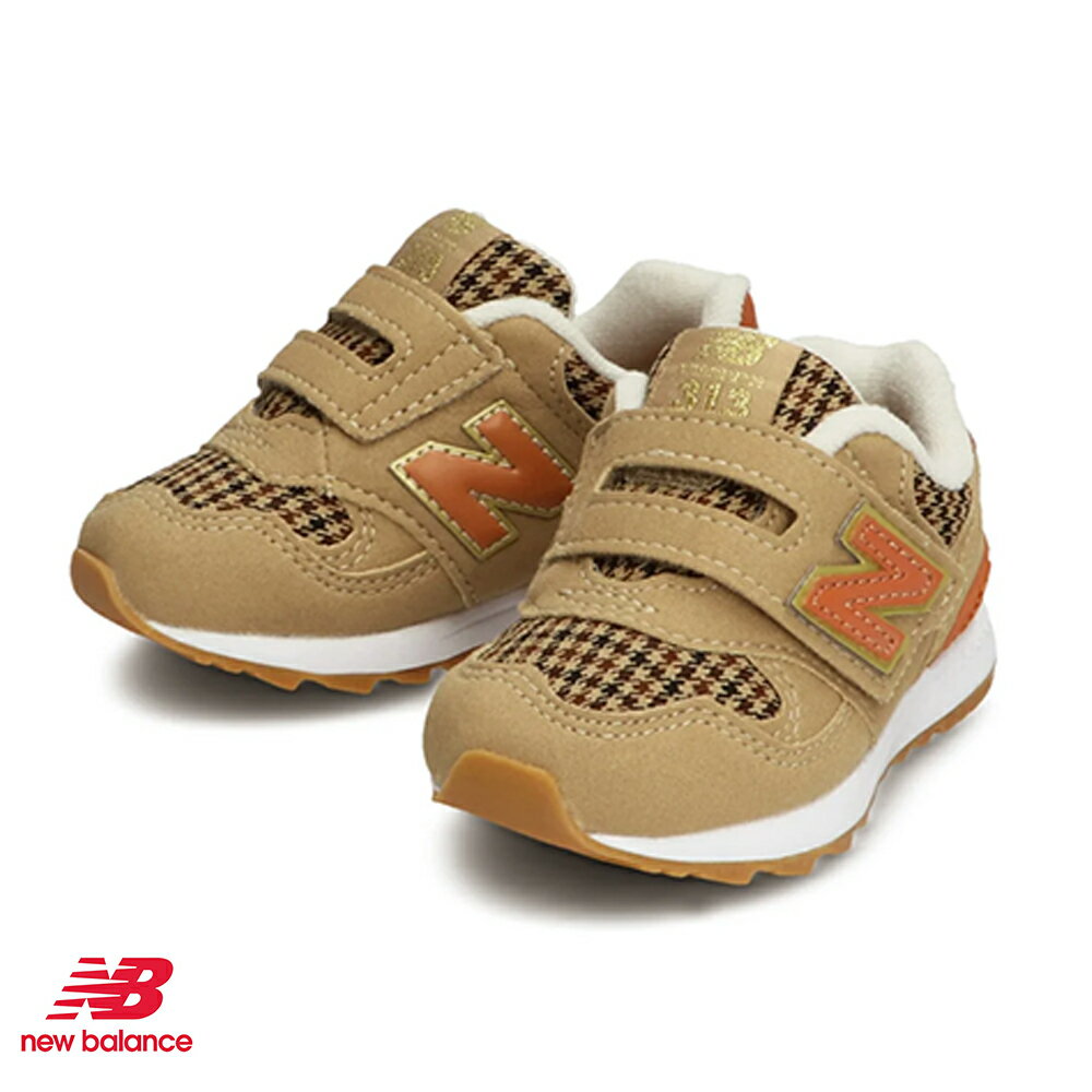 ニューバランス【New Balance】【NB】IO313W GR BG チェック柄 ベルクロ マジックテープ キッズ KIDS ベビー シューズ 靴 スニーカー Nロゴ 子供 子ども BABY INFANTモデル HAPTIC ハプティックのサムネイル