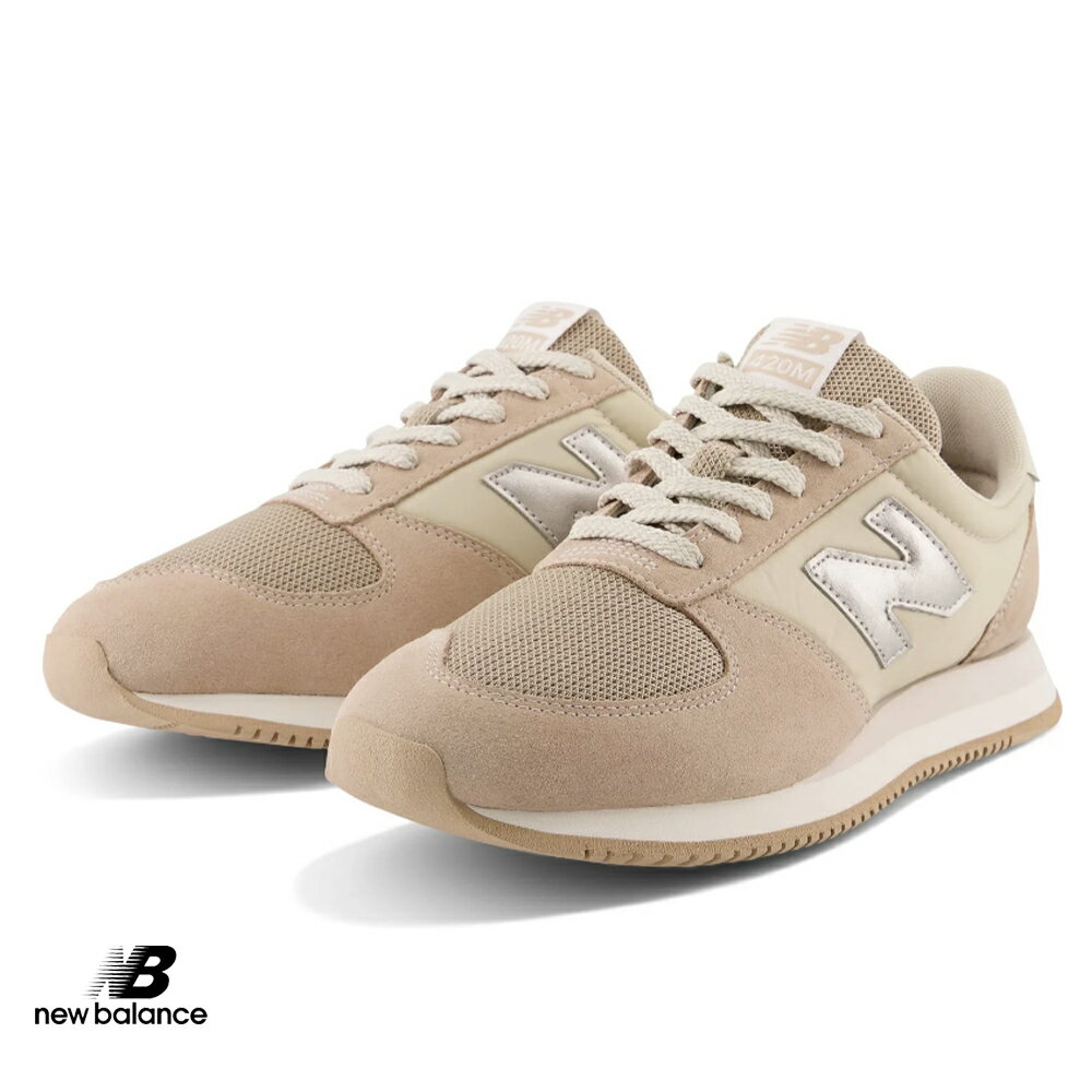 ニューバランス【New Balance】【NB】UL420M CA CB CC レディース メンズ シューズ 靴 スニーカー 22.5cm～28cm ランニングシューズ シルバーNロゴ HAPTIC ハプティック