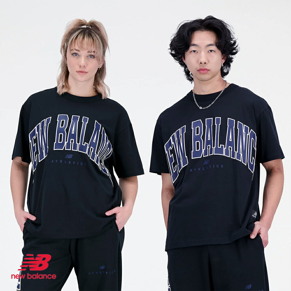 【ハプティックhbB】ニューバランス【New Balance】NB Athletics Warped クラシックス ショートスリーブTシャツ 半袖Tシャツ ロゴTシャツ カジュアル トップス ユニセックス レディース メンズ HAPTIC ハプティックのサムネイル