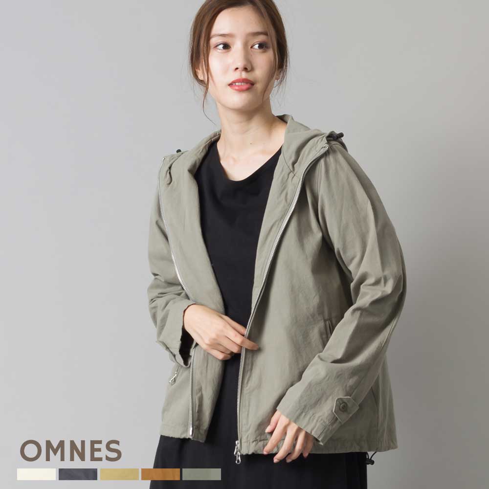 【ハプティックhbC】レディース アウター マウンテンパーカー 【OMNES】ウォッシュ加工ダンプ ダブルジップマウンテンジャケット Sサイズ Mサイズ カジュアル HAPTIC ハプティックのサムネイル